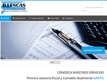 Tablet Screenshot of oficinaillescas.com
